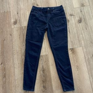 Mossimo High Rise Dark Wash Jeggings Size 2